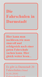 Mobile Screenshot of fahrschuledarmstadt.de